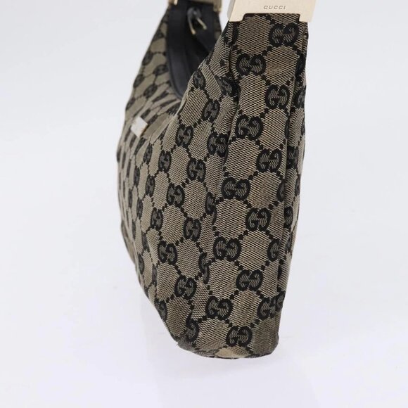 GUCCI GG Canvas Shoulder Bag Navy Gold 019 - Picture 5 of 16